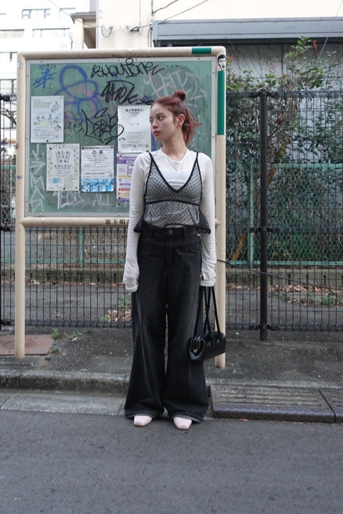 ドットチュールビスチェ